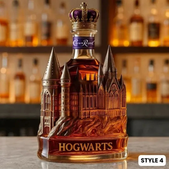 Hogwarts Castle Glass Bottle β Wizarding Collectible π°β‘