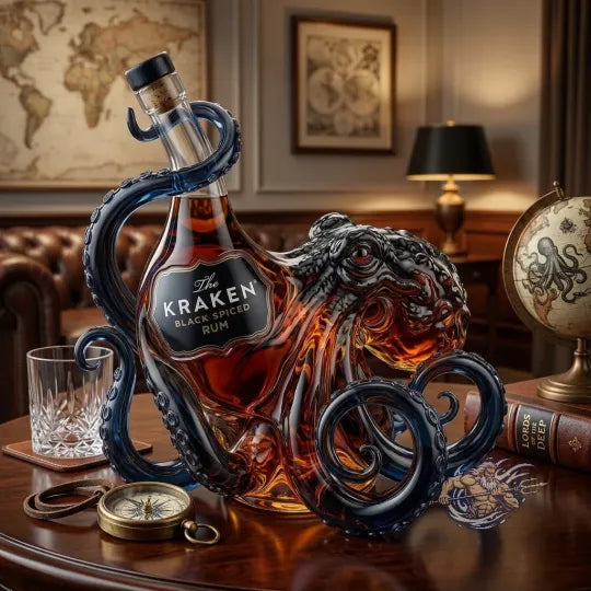 Octopus Shaped Spirit Decanter 🐙🥃