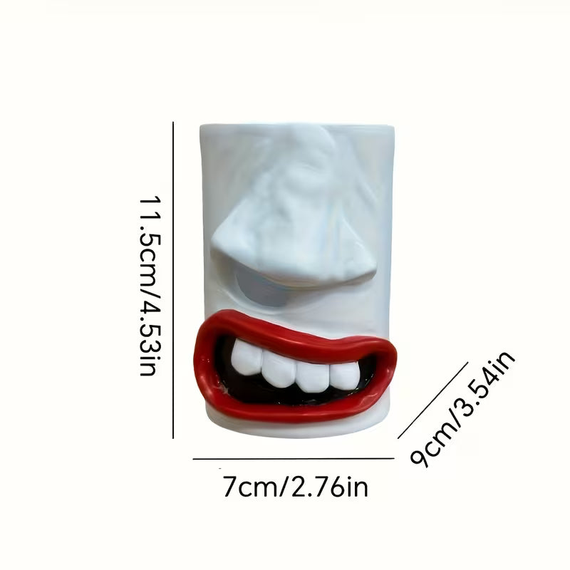 🎭 Handmade Funny Face Tissue Holder