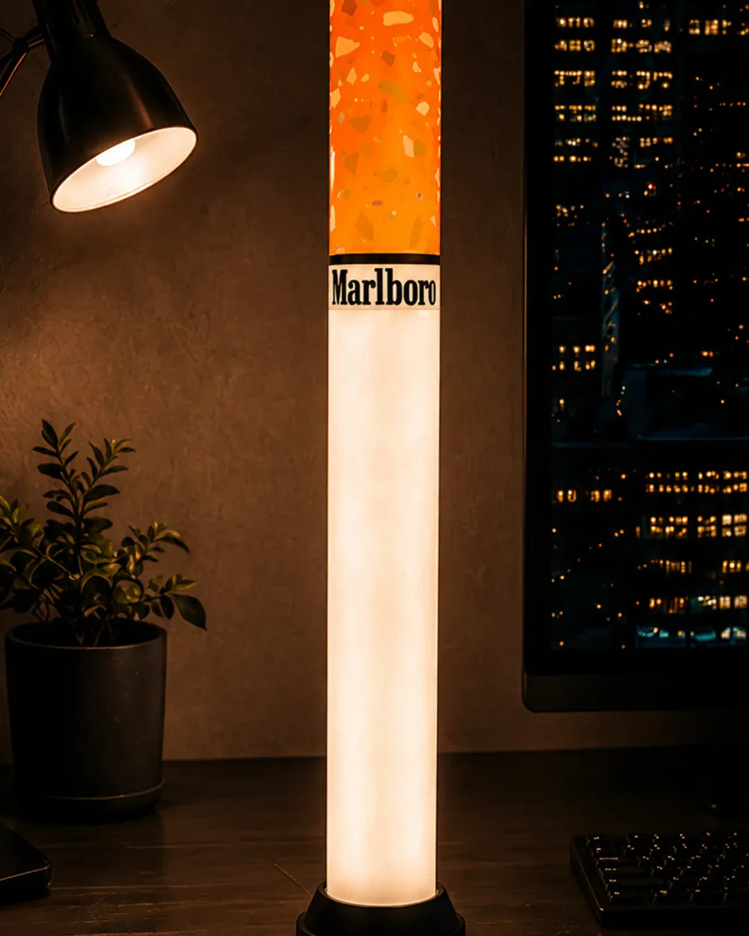 🚬 Cigarette Floor Lamp – Light That Hits More Than Nicotine 💡