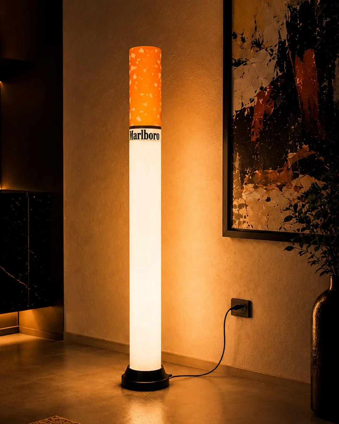 🚬 Cigarette Floor Lamp – Light That Hits More Than Nicotine 💡