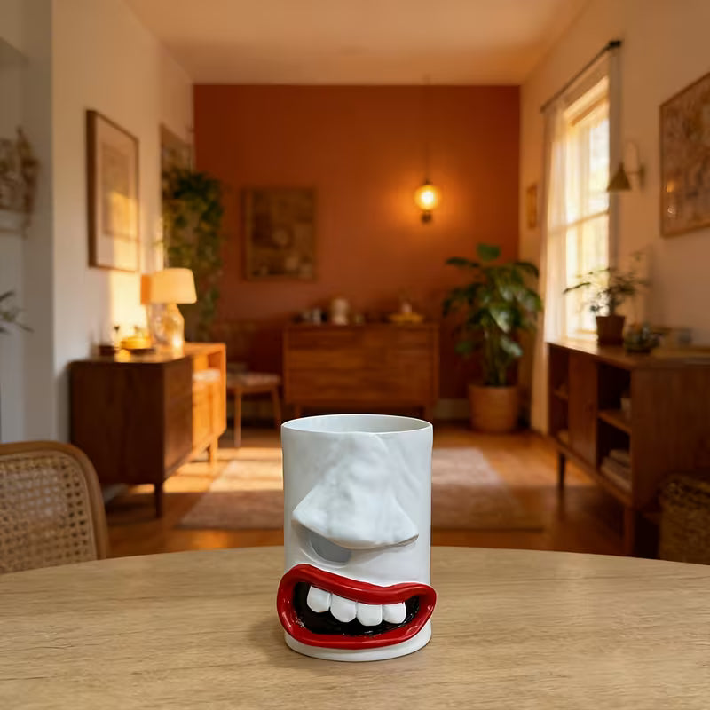 🎭 Handmade Funny Face Tissue Holder