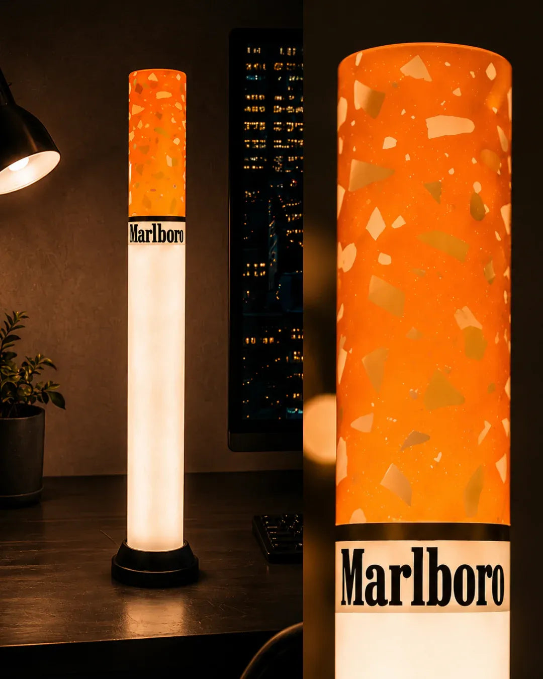 🚬 Cigarette Floor Lamp – Light That Hits More Than Nicotine 💡