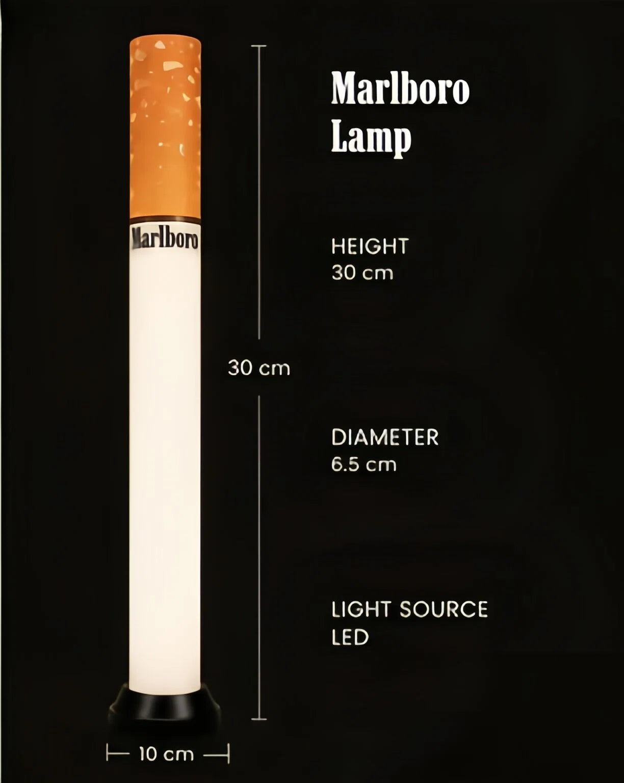 🚬 Cigarette Floor Lamp – Light That Hits More Than Nicotine 💡