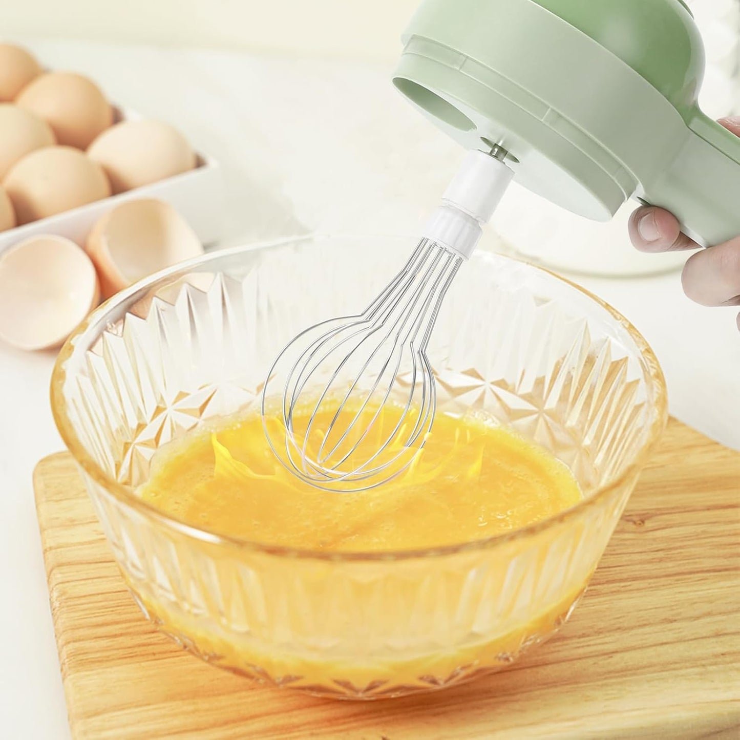 🥦4‑in‑1 Portable Electric Vegetable Cutter