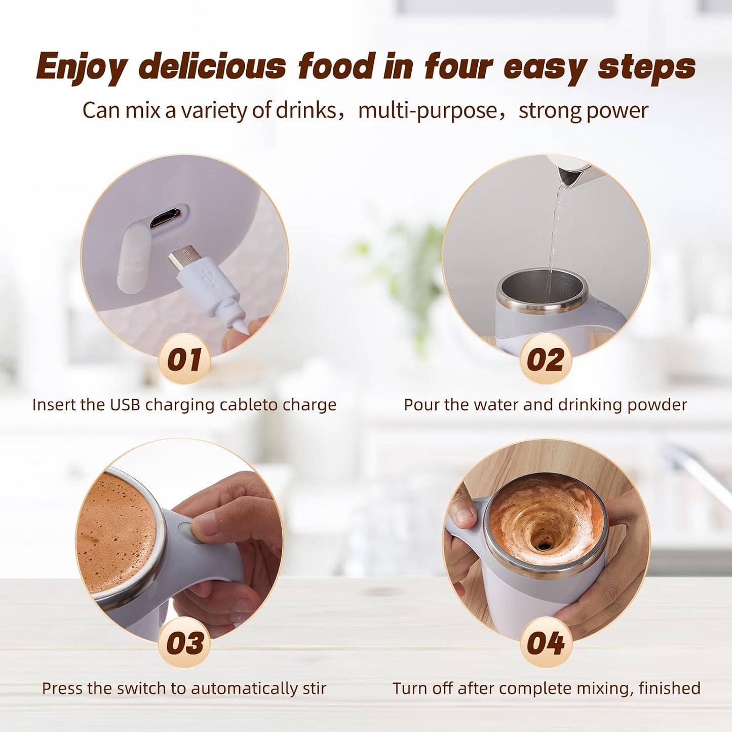 ☕Automatic Stirring Coffee Mug