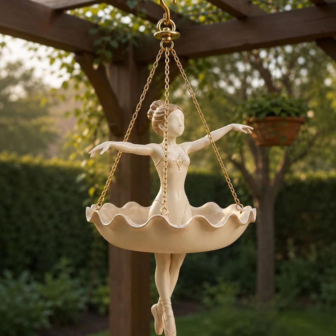🩰Ballet Dancer Hanging Planter – Graceful Artistry Meets Living Greenery
