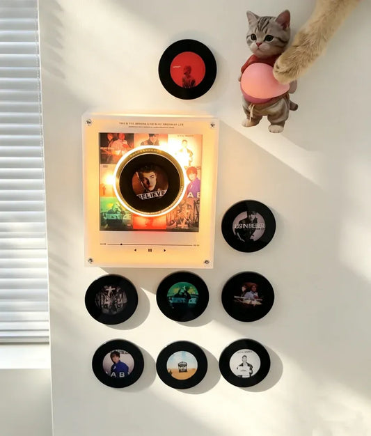 🎶 Magnetune Music Player – Vinyl‑Style NFC Player with 9 Custom Artist Discs