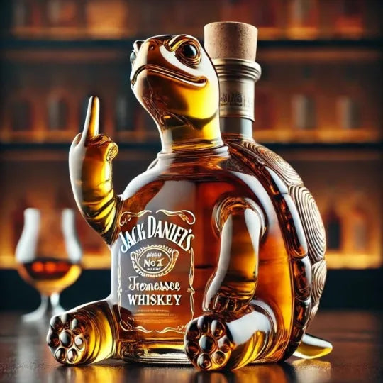 🐢Turtle Whiskey Bottle