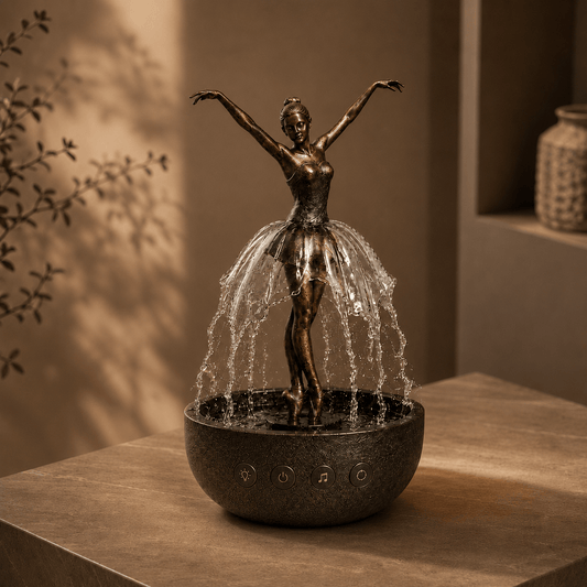 💧 Dancing Ballerina Desktop Fountain