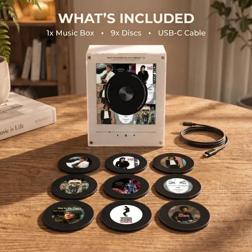 🎶 Magnetune Music Player – Vinyl‑Style NFC Player with 9 Custom Artist Discs